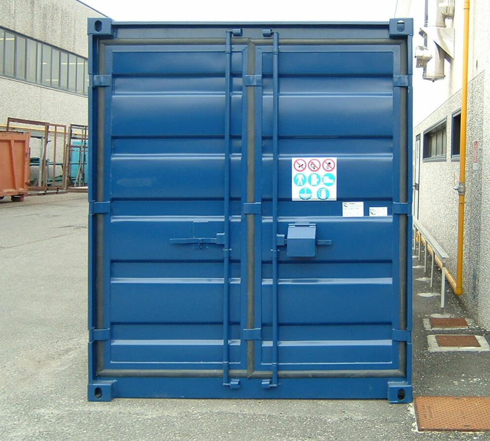 Container certificato ATEX colore blu